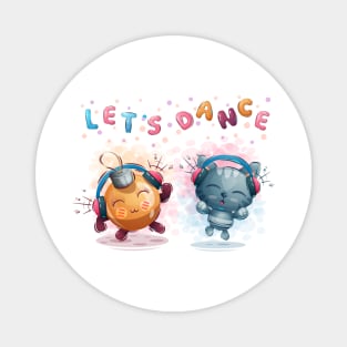 Let's dance funny t-shirt Magnet